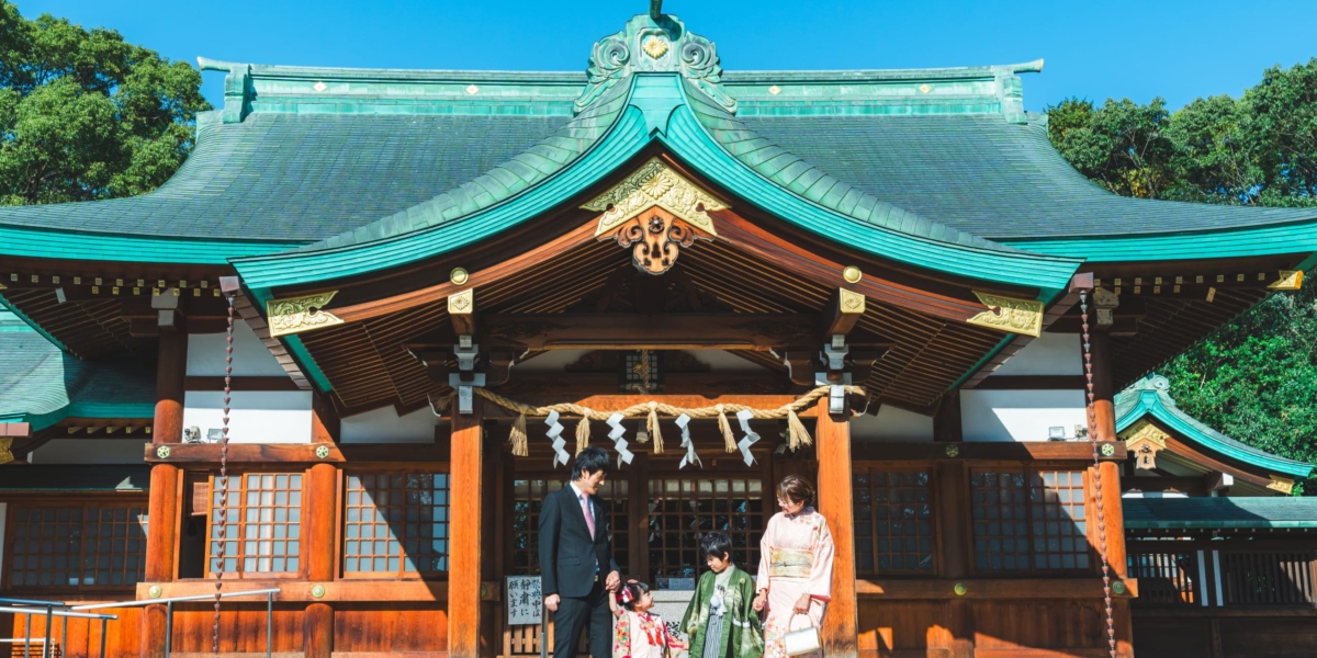 愛知 名古屋 七五三 お宮参り 川原神社 神社 撮影 出張撮影 ロケーションフォト