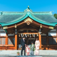 愛知 名古屋 七五三 お宮参り 川原神社 神社 撮影 出張撮影 ロケーションフォト