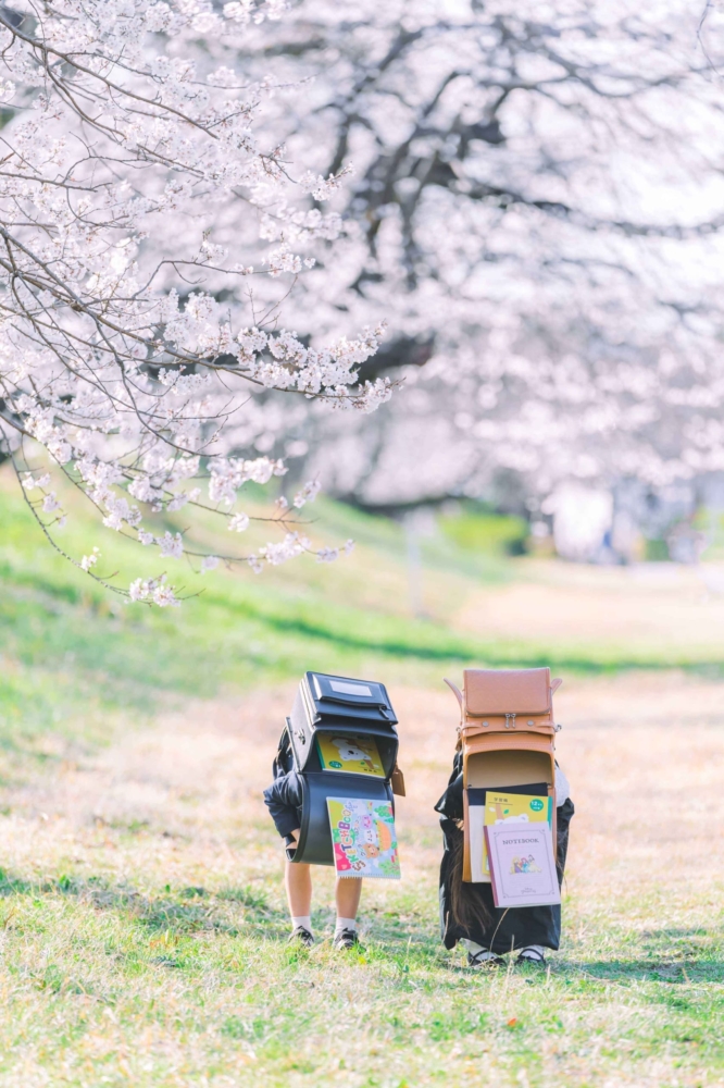 桜 入学写真 ロケーションフォト 出張撮影カメラマン １３８タワーパーク 愛知 一宮