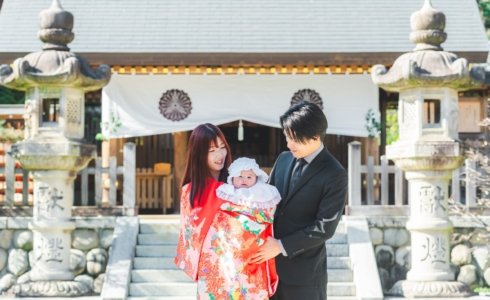 愛知 名古屋 七五三 お宮参り 塩竈神社 神社 撮影 出張撮影 ロケーションフォト