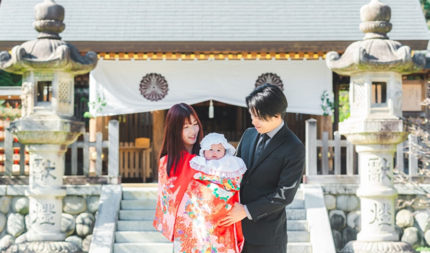 愛知 名古屋 七五三 お宮参り 塩竈神社 神社 撮影 出張撮影 ロケーションフォト