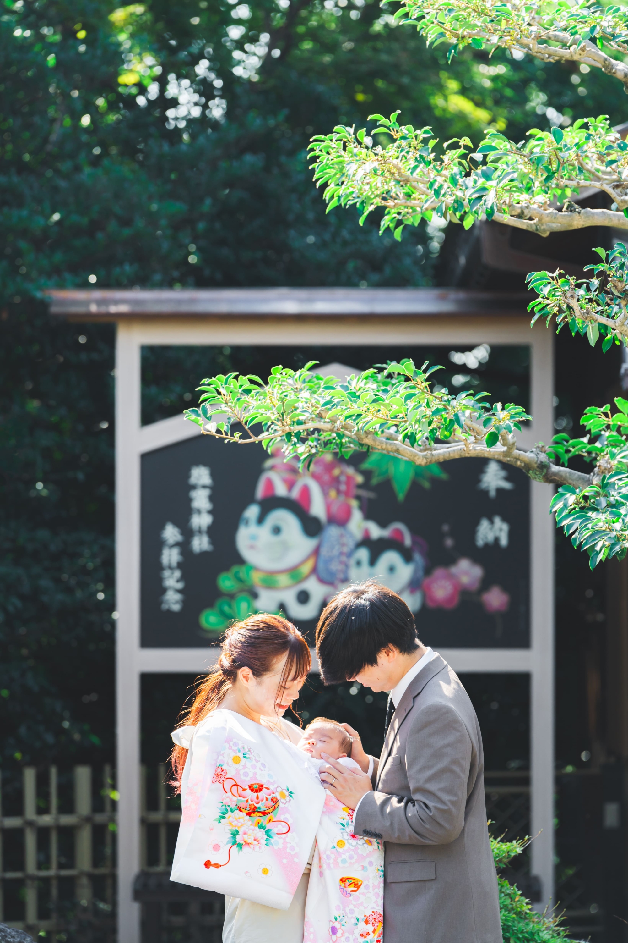 愛知 名古屋 七五三 お宮参り 塩竈神社 神社 撮影 出張撮影 ロケーションフォト