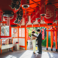 愛知 名古屋 七五三 お宮参り 伊奴神社 神社 撮影 出張撮影 ロケーションフォト