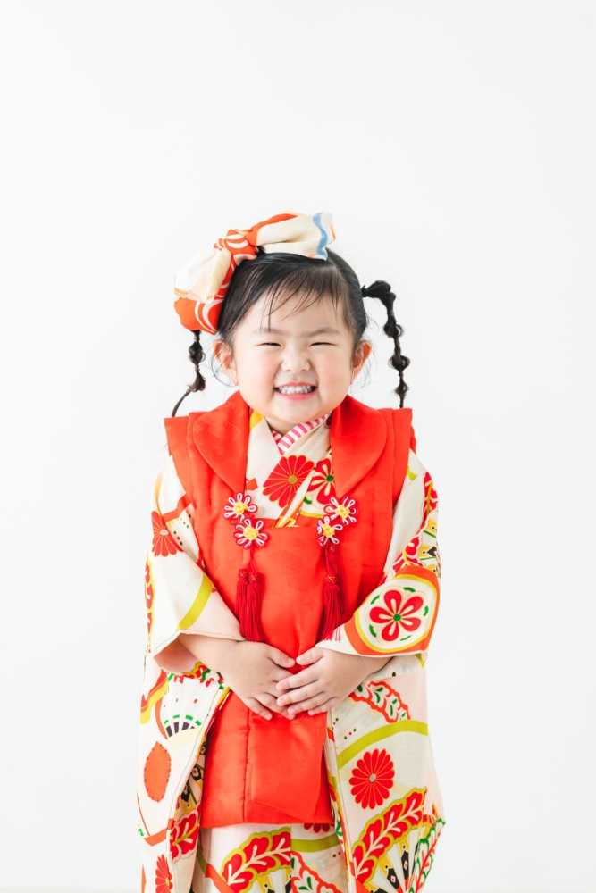 七五三 フォトスタジオ スタジオ 愛知 名古屋 白壁 シンプル