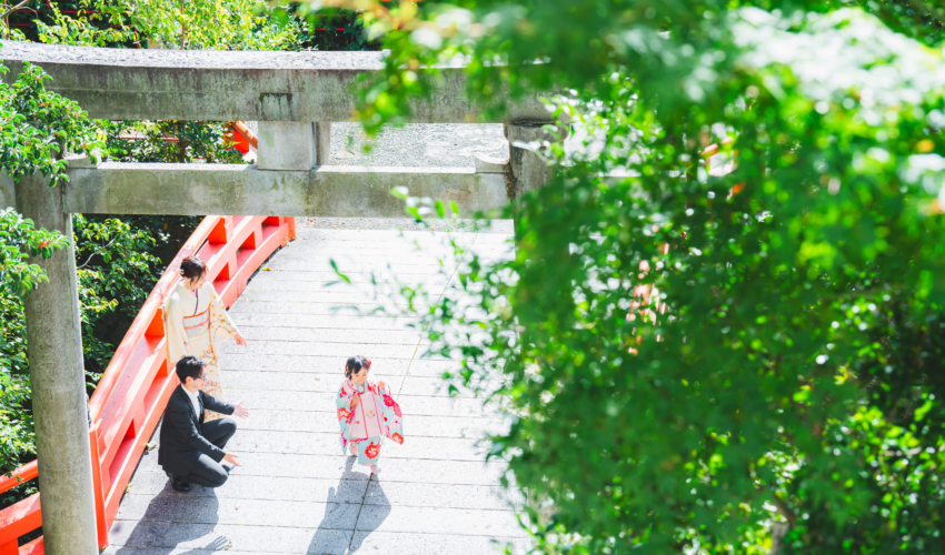 城山八幡宮　愛知 名古屋 七五三 お宮参り　神社 撮影 出張撮影 ロケーションフォト　