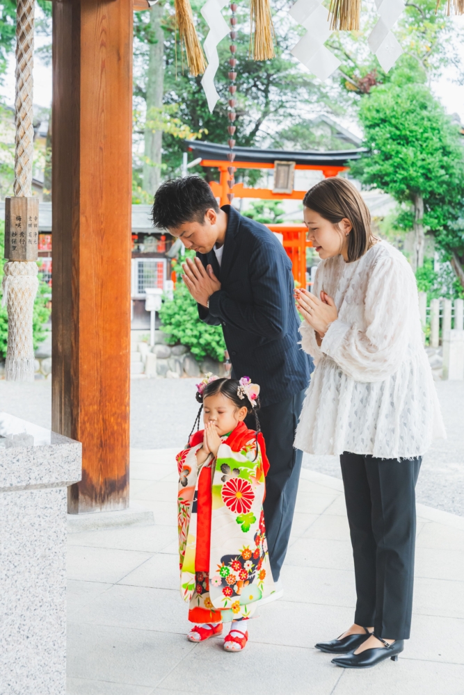 川原神社　愛知 名古屋 七五三 お宮参り　神社 撮影 出張撮影 ロケーションフォト　