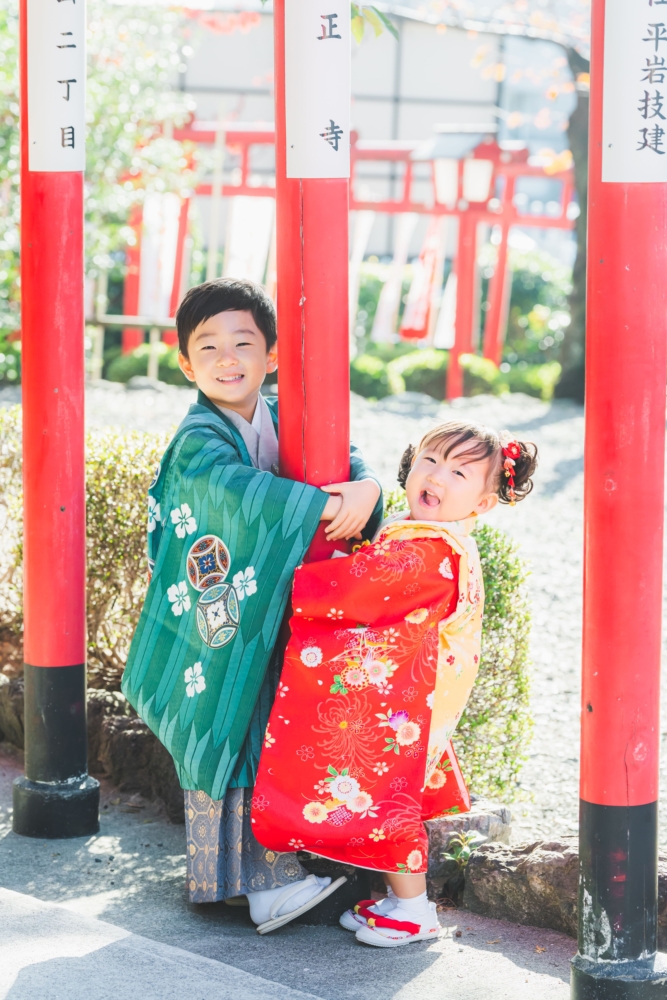 成海神社　愛知 名古屋 七五三 お宮参り　神社 撮影 出張撮影 ロケーションフォト　