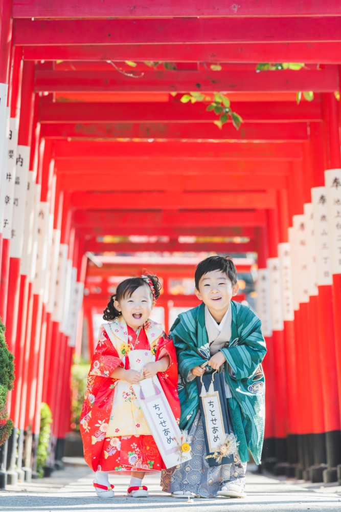 成海神社　愛知 名古屋 七五三 お宮参り　神社 撮影 出張撮影 ロケーションフォト　
