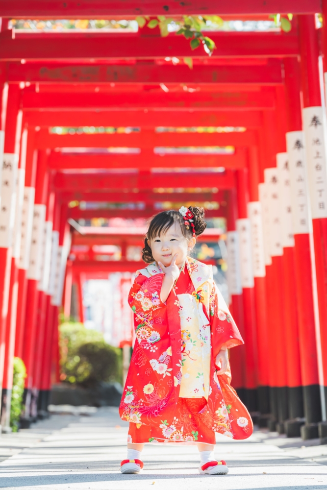成海神社　愛知 名古屋 七五三 お宮参り　神社 撮影 出張撮影 ロケーションフォト　