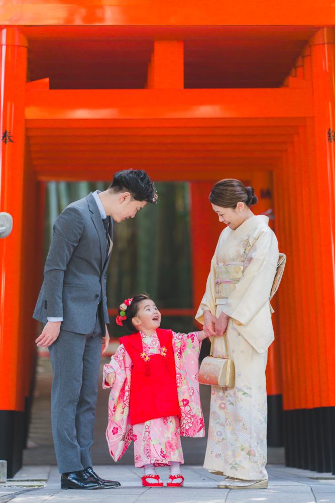 針名神社　愛知 名古屋 七五三 お宮参り　神社 撮影 出張撮影 ロケーションフォト　