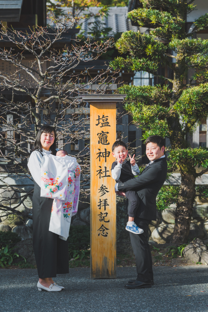 塩竈神社　愛知 名古屋 七五三 お宮参り　神社 撮影 出張撮影 ロケーションフォト