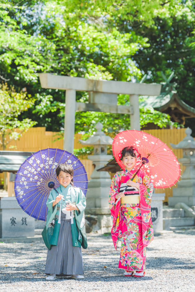 川原神社　愛知 名古屋 七五三 お宮参り　神社 撮影 出張撮影 ロケーションフォト　