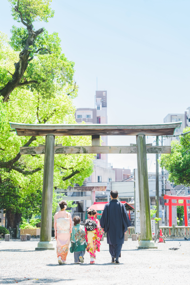 川原神社　愛知 名古屋 七五三 お宮参り　神社 撮影 出張撮影 ロケーションフォト　