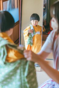 着付け撮影 七五三 お宮参り 愛知 名古屋 出張撮影 カメラマン 写真撮影