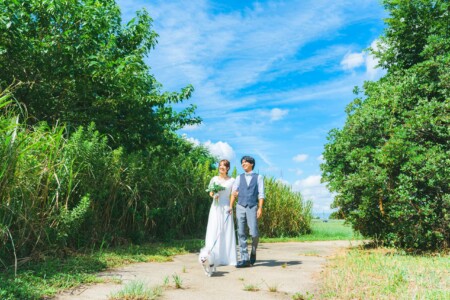 庄内緑地公園 前撮り ウエディング ロケーション撮影 出張撮影カメラマン