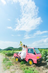 観光農園花ひろば 前撮り ウエディング ロケーション撮影 フォトウエディング ひまわり 出張撮影カメラマン