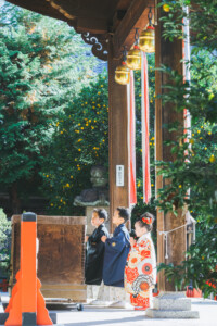 愛知 名古屋 七五三 お宮参り 城山八幡宮 神社 撮影 出張撮影 ロケーションフォト