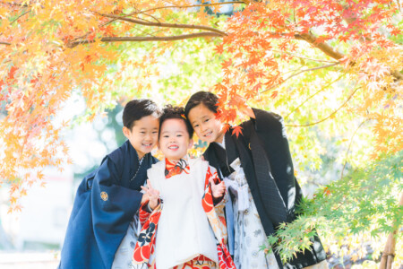 愛知 名古屋 七五三 お宮参り 城山八幡宮 神社 撮影 出張撮影 ロケーションフォト
