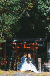 愛知 名古屋 七五三 お宮参り 城山八幡宮 神社 撮影 出張撮影 ロケーションフォト
