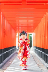 愛知 名古屋 七五三 お宮参り 川原神社 神社 撮影 出張撮影 ロケーションフォト