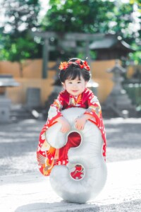 愛知 名古屋 七五三 お宮参り 川原神社 神社 撮影 出張撮影 ロケーションフォト