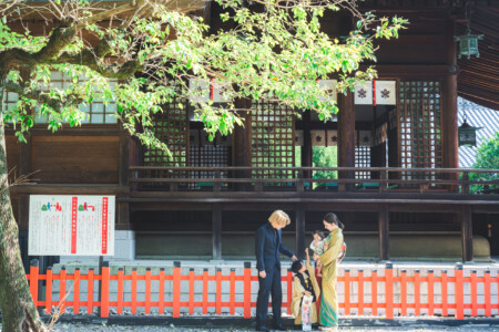 愛知 名古屋 七五三 お宮参り 城山八幡宮 神社 撮影 出張撮影 ロケーションフォト