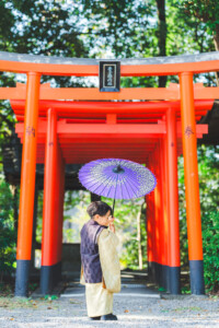愛知 名古屋 七五三 お宮参り 城山八幡宮 神社 撮影 出張撮影 ロケーションフォト