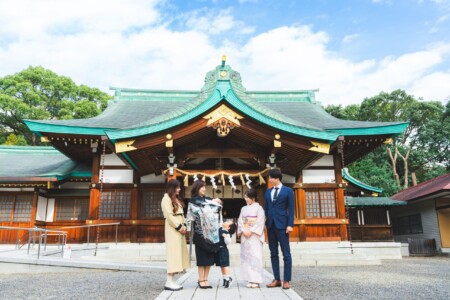 愛知 名古屋 七五三 お宮参り 川原神社 神社 撮影 出張撮影 ロケーションフォト