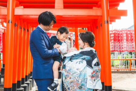 愛知 名古屋 七五三 お宮参り 川原神社 神社 撮影 出張撮影 ロケーションフォト